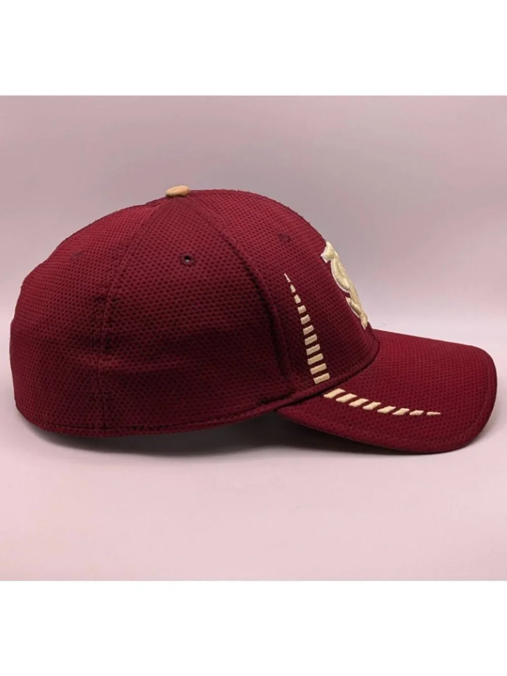 Florida State Seminoles New Era Fitted Hat Size L/XL Burgundy Stretch NCAA Cap